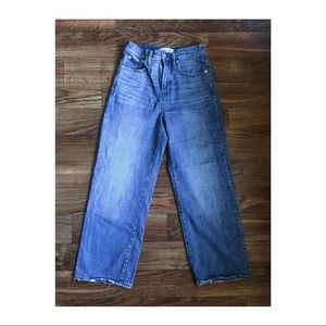 Madewell high rise, wide leg